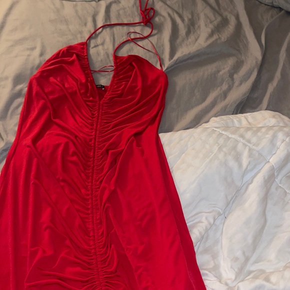 Zara red dress size Large - Picture 10 of 10